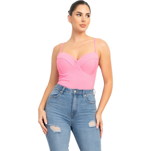 Barbie pink bralette bodysuit - Picture 10 of 14